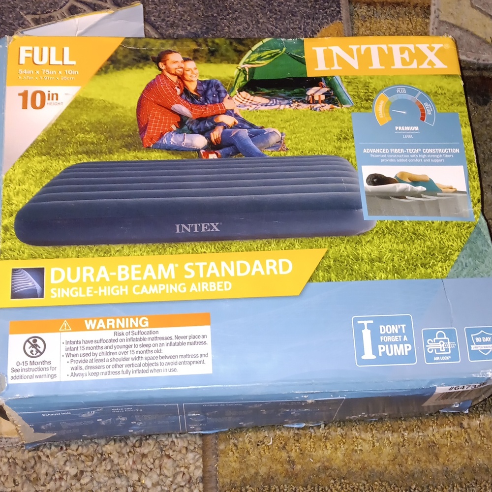 Intex full size air mattress